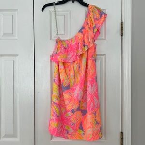 Lilly Pulitzer one shoulder dress